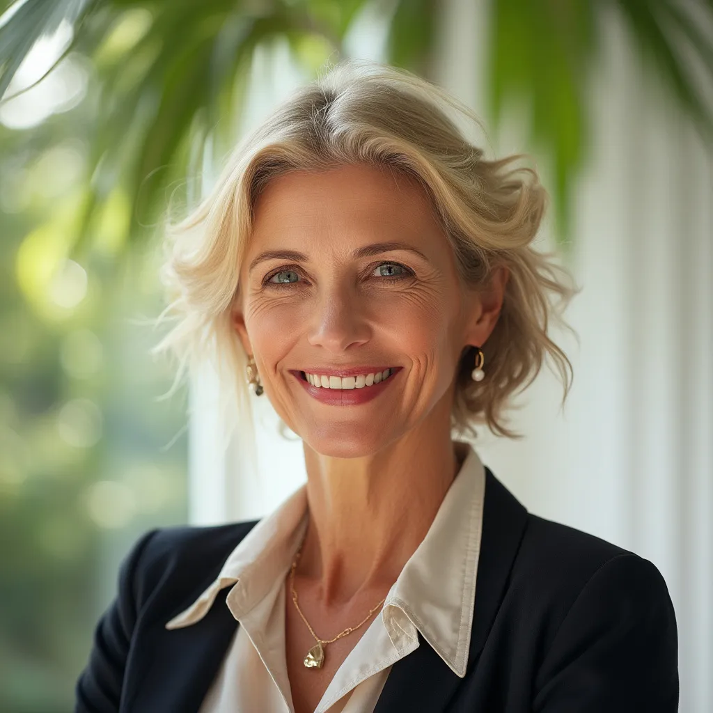 Portrait de Sophie, cliente satisfaite